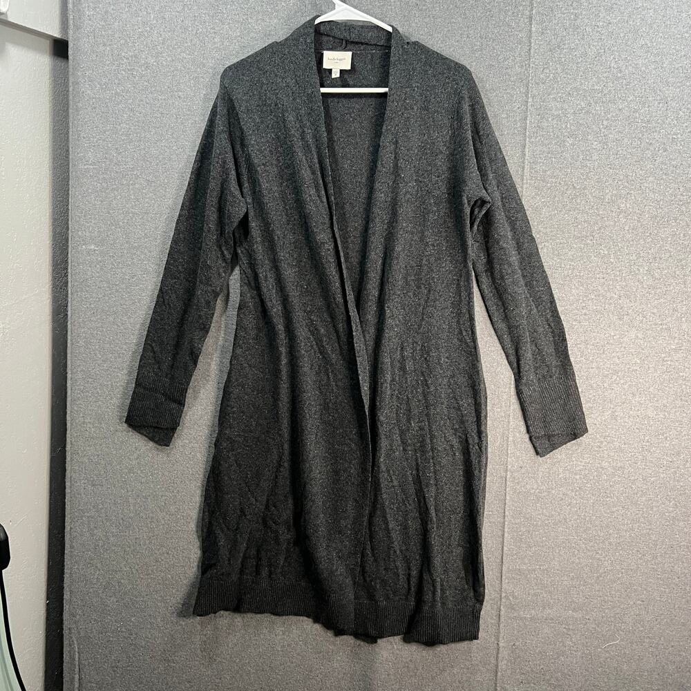 haute hippie tribe Women Cargigan Long Sleeve Gray color Size Medium